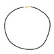 Black Spinel Silver Necklace