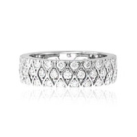 Flawless (F) Diamond Platinum Ring (LUCENT DIAMONDS)