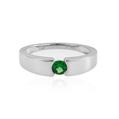 Tsavorite Platinium Ring