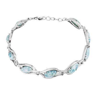 Larimar Silver Bracelet