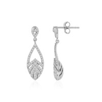 14K SI2 (H) Diamond Gold Earrings (de Melo)