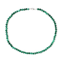 Malachite Silver Necklace