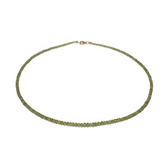 9K Madagascan Demantoid Gold Necklace