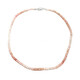 Pink Opal Silver Necklace