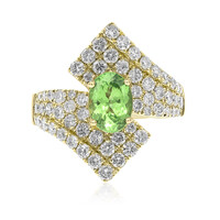14K AAA Tsavorite Gold Ring (CIRARI)