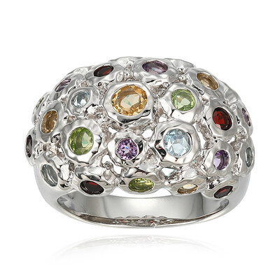 Citrine Silver Ring (Adela Silber)