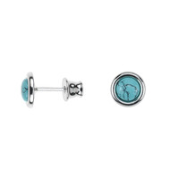 Turquoise Silver Earrings