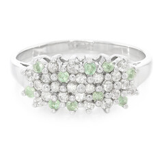 Paraiba Tourmaline Silver Ring