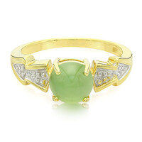 Imperial Chrysoprase Silver Ring