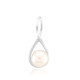 White Freshwater Pearl Silver Pendant (Michelle Albala)