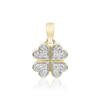 9K SI1 (G) Diamond Gold Pendant