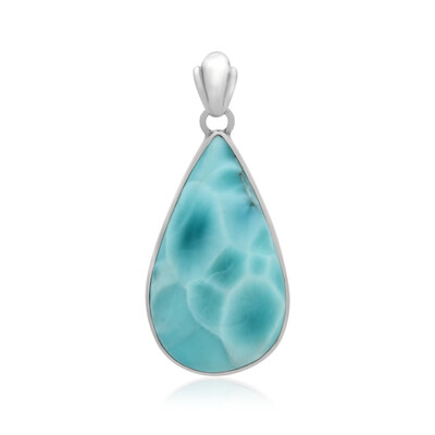 Larimar Silver Pendant