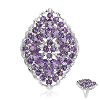 Amethyst Silver Ring