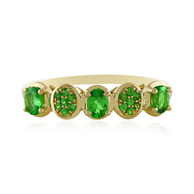 9K Tsavorite Gold Ring (Adela Gold)