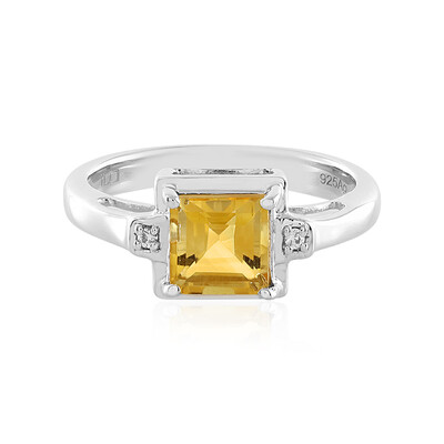 Citrine Silver Ring
