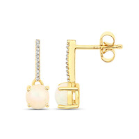 Welo Opal Silver Earrings