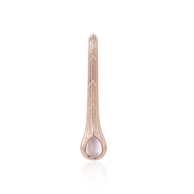 Rose Quartz Silver Pendant (MONOSONO COLLECTION)