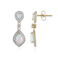 Welo Opal Silver Earrings