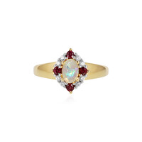 Welo Opal Silver Ring