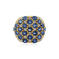Blue Sapphire Silver Ring