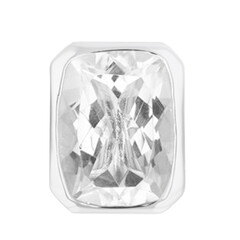 White Quartz Silver Pendant