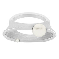 Howlite Silver Ring