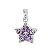 Amethyst Silver Pendant
