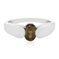 Sphene Silver Ring