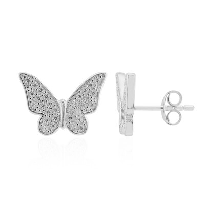 Zircon Silver Earrings