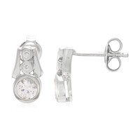 Mozambique Sapphire Silver Earrings