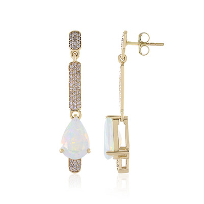 9K Welo Opal Gold Earrings (de Melo)