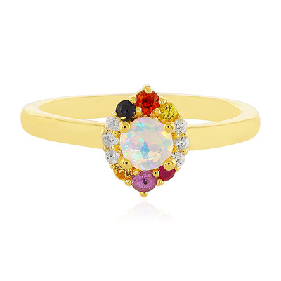 Welo Opal Silver Ring