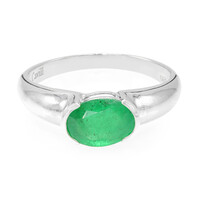 Bahia Emerald Silver Ring