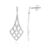 Zircon Silver Earrings