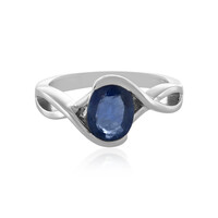 Blue Sapphire Silver Ring