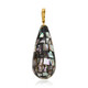 Abalone Shell Silver Pendant