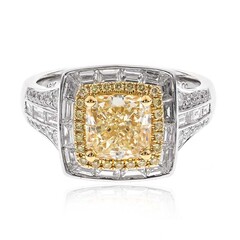 18K SI2 Yellow Diamond Gold Ring (CIRARI)