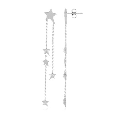 Zircon Silver Earrings