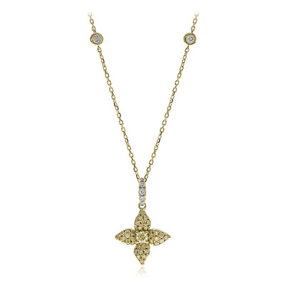 14K SI2 Yellow Diamond Gold Necklace (CIRARI)