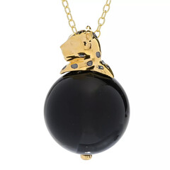 Black Onyx Silver Necklace (Gems en Vogue)