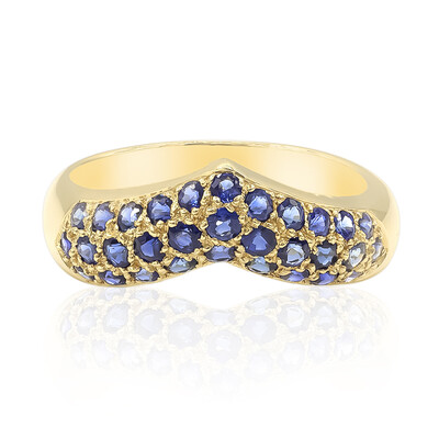 18K Blue Sapphire Gold Ring (Estée Collection)