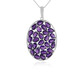 Zambian Amethyst Silver Necklace