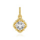 White Topaz Silver Pendant