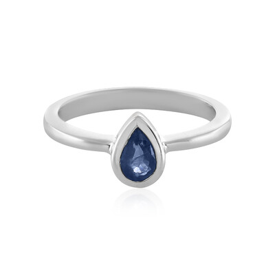 Blue Sapphire Silver Ring