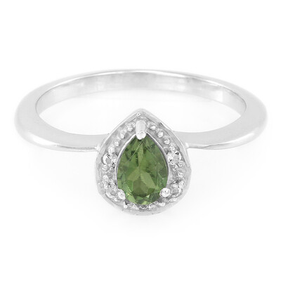Russian Apatite Silver Ring