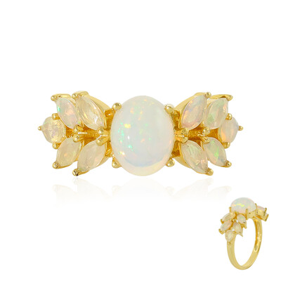 Welo Opal Silver Ring
