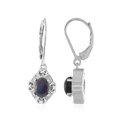Mezezo Opal Silver Earrings