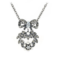 Sky Blue Topaz Silver Necklace