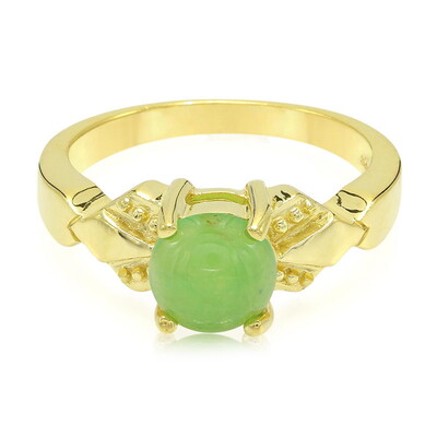 Imperial Chrysoprase Silver Ring