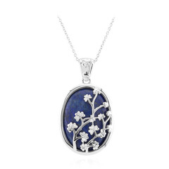 Lapis Lazuli Silver Necklace